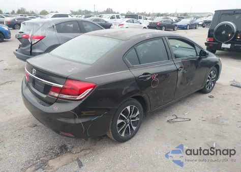 2013 Honda Civic Ex из США, поврежденный, VIN 2HGFB2F89DH526983